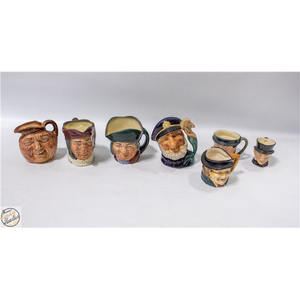 COLLECTION OF VINTAGE ROYAL DOULTON TOBY JUGS
