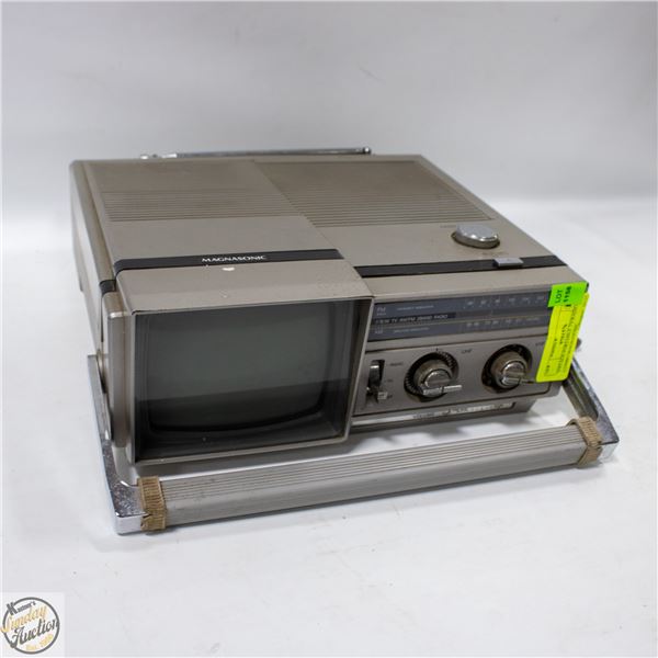 VNTAGE PORTABLE TV/RADIO COMBO MAGNASONIC