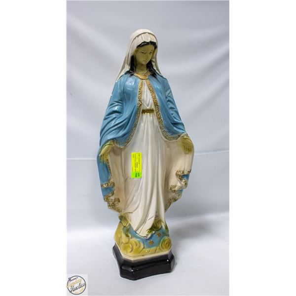 2 FOOT TALL CERAMIC MOTHER MARY