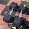 Image 1 : PAIR OF 30LBS DUMBELLS