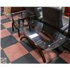 Image 1 : GLASS TOP SIDE TABLE & COFFEE TABLE
