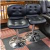 Image 1 : 2 ADJUSTABLE HEIGHT BARSTOOL