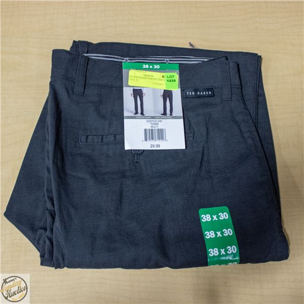 NEW TED BAKER STRAIT LINE PANT SZ 38 X 30