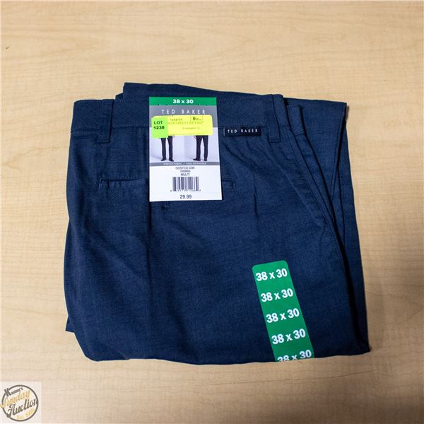 NEW TED BAKER STRAIT LINE PANT SZ 38 X 30
