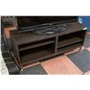 Image 1 : 4' LOW PROFILE ENTERTAINMENT STAND W/ SHELVES