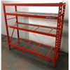 Image 2 : 6' SNAP-ON WIDESPAN STORAGE RACK W/ WIRE DECKING