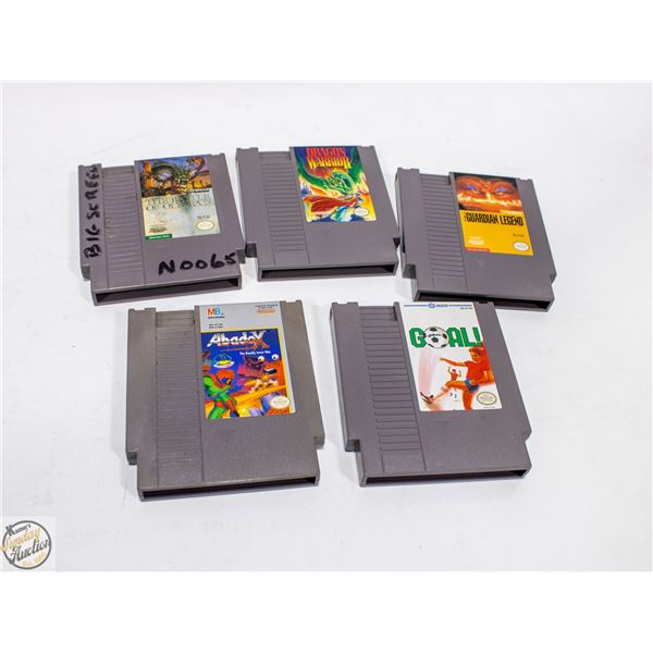NINTENDO NES GAMES - THE BATTLE OF OLYMPUS, DRAGON
