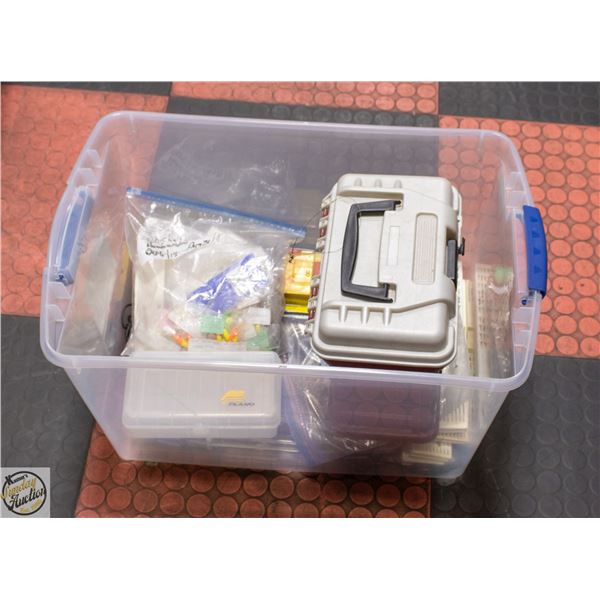 ZEBCO TACKLETOTE SET, POCKET FISHERMAN & COMPACT