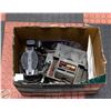 Image 1 : PLUNGE ROUTER & 2 BOXES VARIOUS SIZE BITS