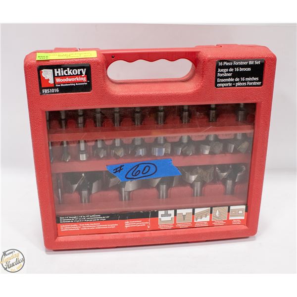 FORSTNER BIT SET -16 PIECE