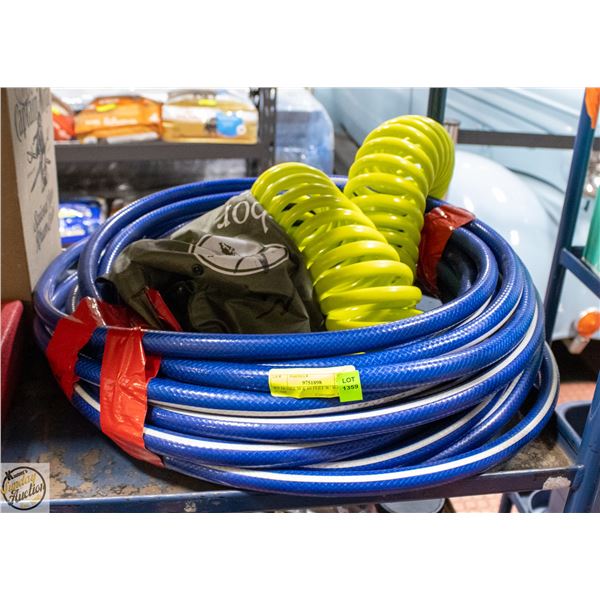 RV HOSES 30 & 60 FEET W/ WATER PUMP