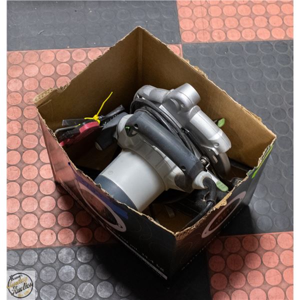 REDEYE HAUSSMAN 7 1/4"  SKILLSAW & 4 MILESCRAFT