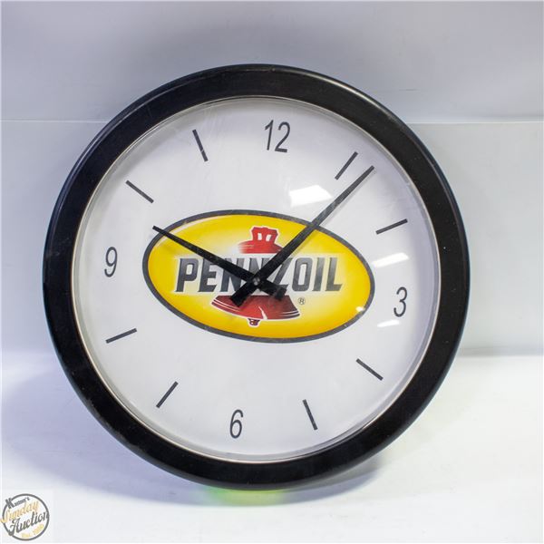 PENNZOIL CLOCK
