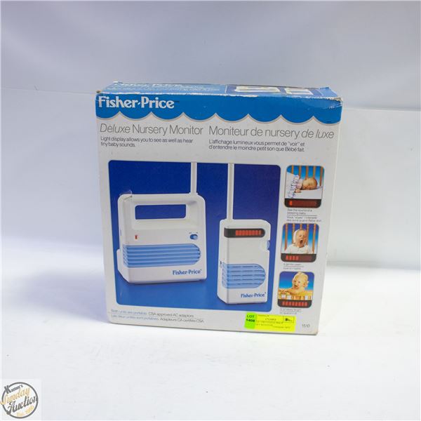 VINTAGE 1989 FISHER PRICE NURSERY MONITOR
