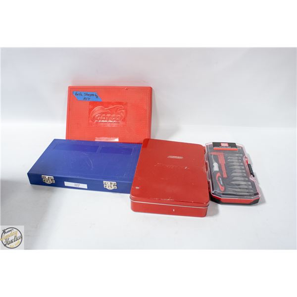 16 PIECE HOBBY KNIFE SET, VARIOUS PICKS & TWEEZERS