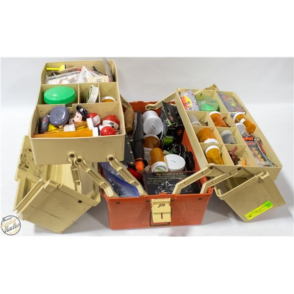 LARGE PLANO TACKLEBOX WITH CONTENTS