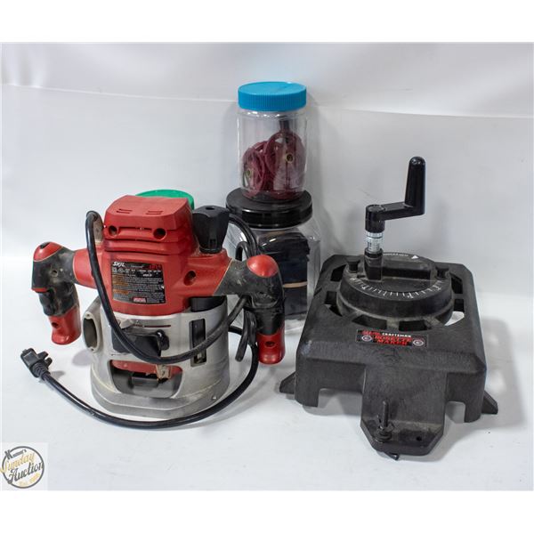SKILL 1-3/4 HP ROUTER CRAFTSMAN ROSETTE