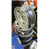 Image 1 : SET OF 16" ALUMINUM RIMS 5 BOLT PATTERN