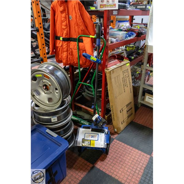 SNOW THROWER 24V WITH 4.0AH BATTERY AND CHARGER