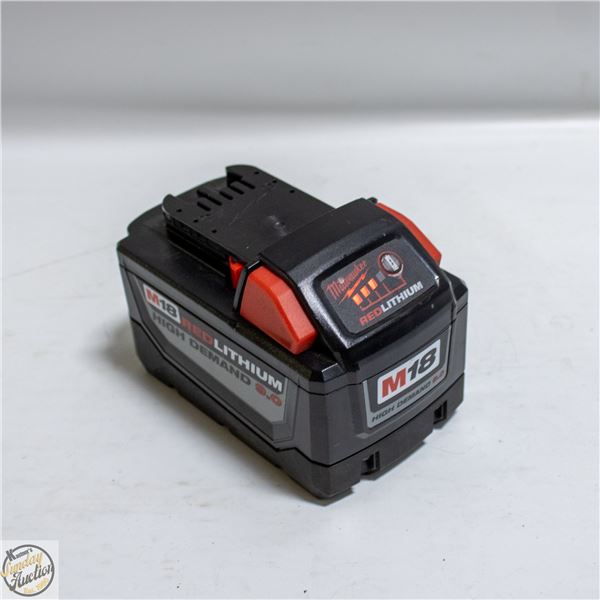 MILWAUKEE HD9 M18 BATTERY