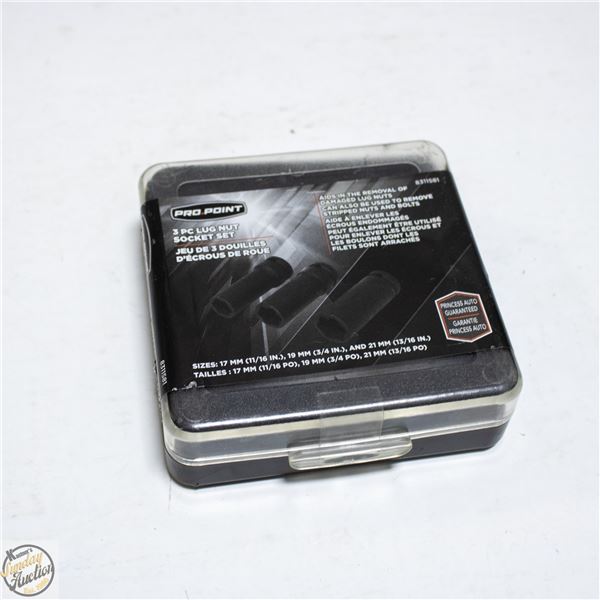 PRO POINT LUG NUT SOCKET SET