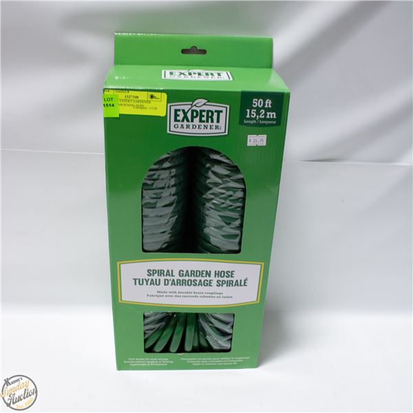 NEW 50FT EXPERT GARDENER SPIRAL GARDENING HOSE