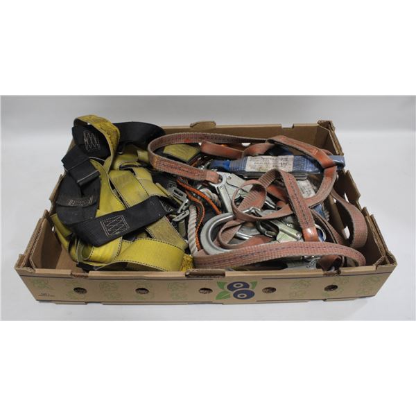 FALL ARREST HARNESES PLUS SLINGSHOT LANYARDS