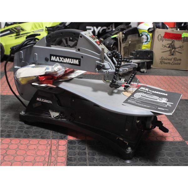 MAXIMUM SCROLL SAW - 120 VOLT, 60 HZ, 2A VARIABLE