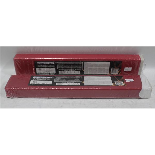 2X POWERWELD MILD STEEL ELECTRODES