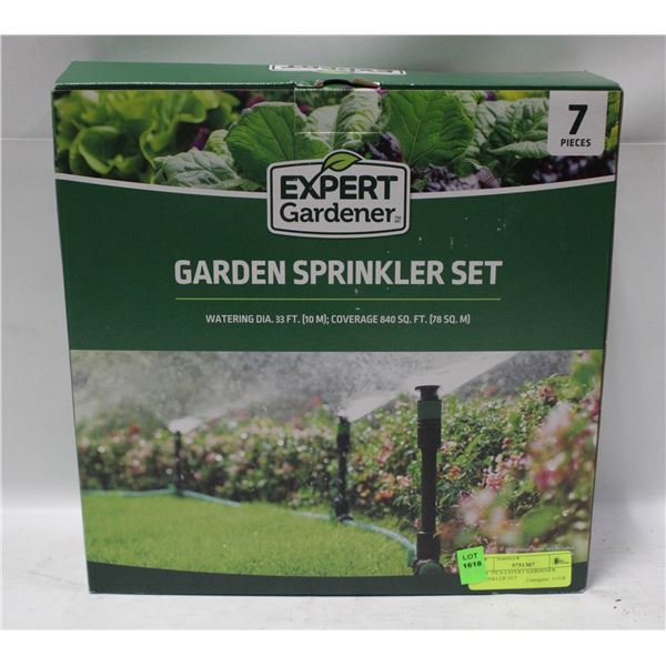 NEW 7PCS EXPERT GARDENER SPRINKLER SET