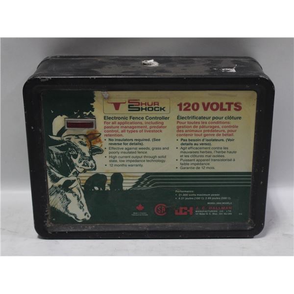 120VOLT ELECTRIC FENCE CONTROLLER