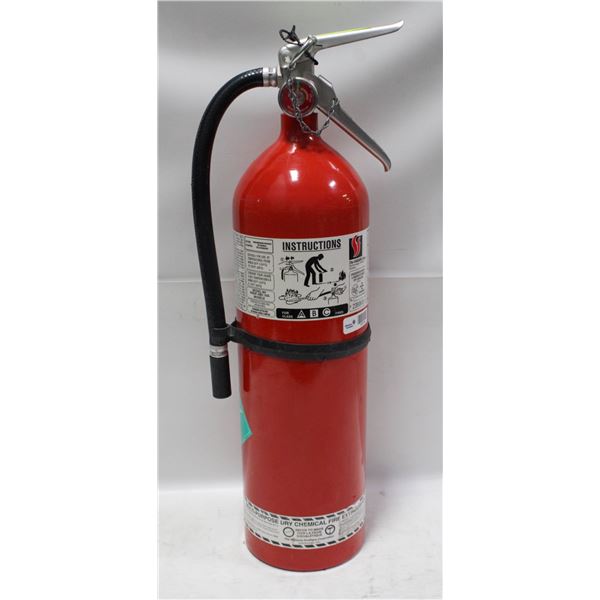 FULLY CHARGED 10LB FIRE EXTINGUISHER