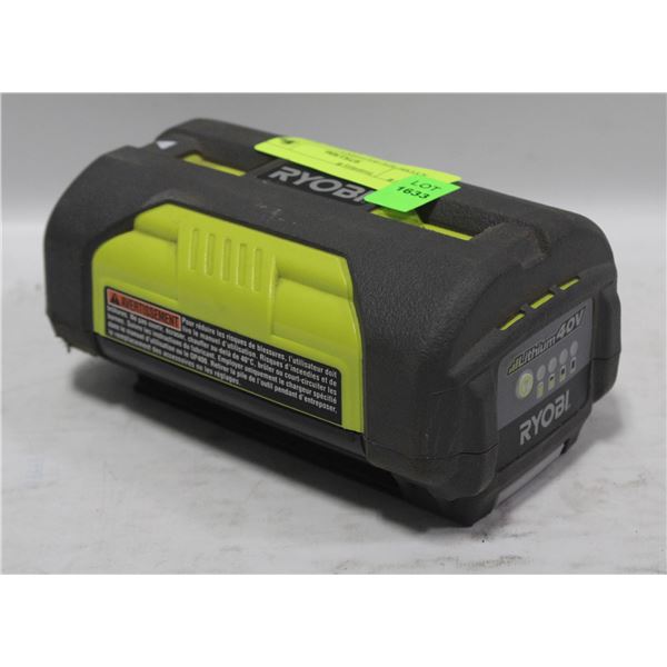 RYOBI 40V BATTERY