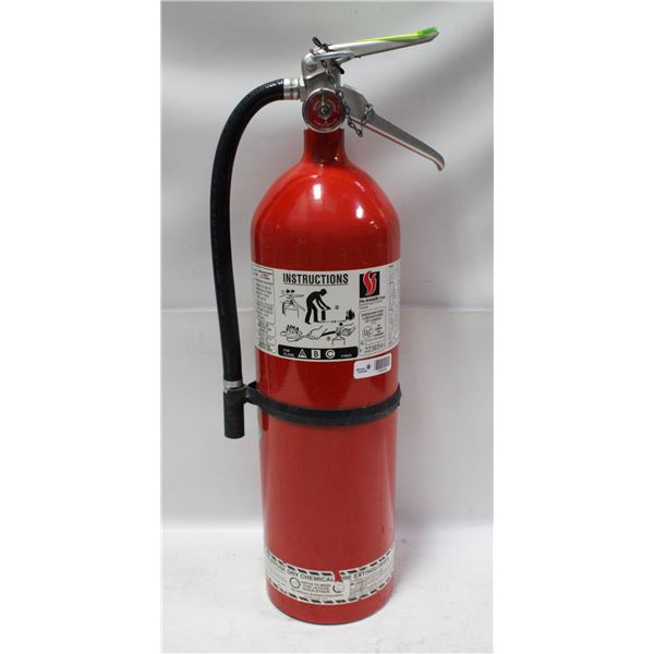 FULLY CHARGED 10LB FIRE EXTINGUISHER