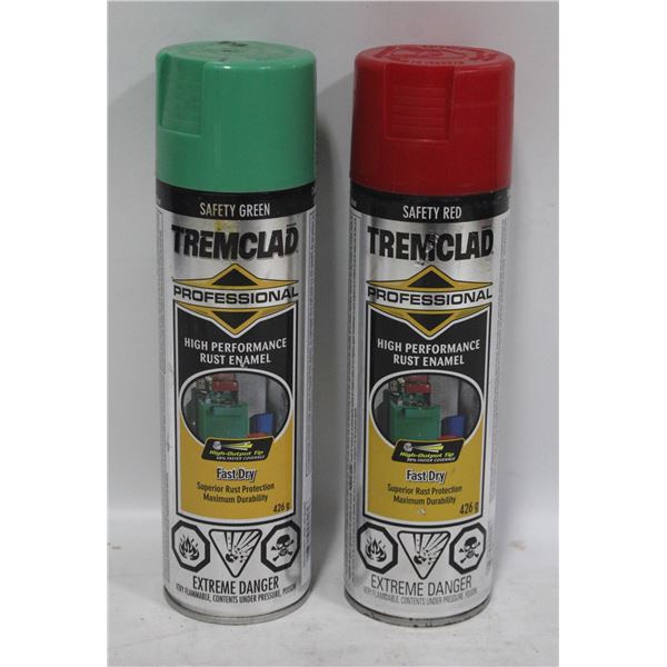 2PK TREMCLAD SPRAY PAINT