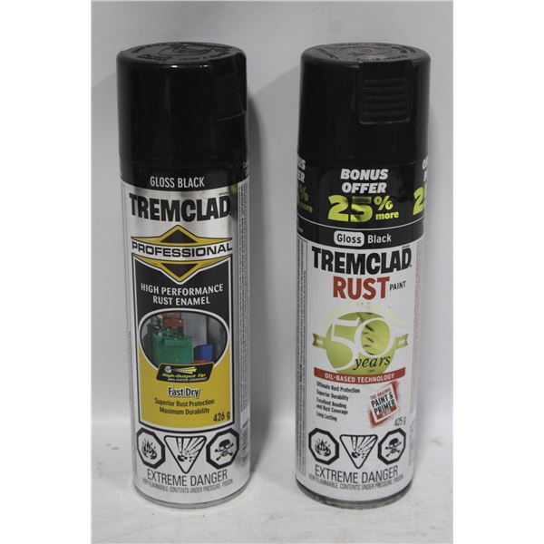 2PK TREMCLAD SPRAY PAINT