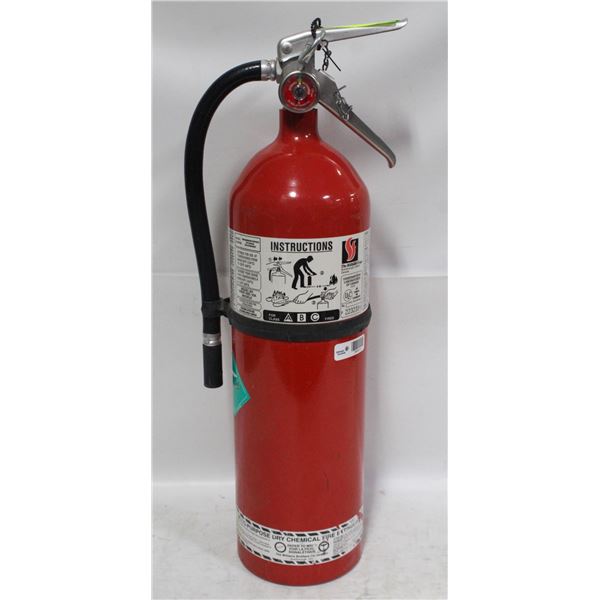 FULLY CHARGED 10LB FIRE EXTINGUISHER
