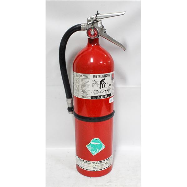 FULLY CHARGED 10LB FIRE EXTINGUISHER