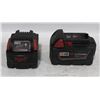 Image 1 : 2 MILWAUKEE 18 V BATTERIES