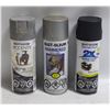 Image 1 : 3PK RUSTOLEUM SPRAY PAINT