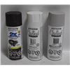 Image 1 : 3PK RUSTOLEUM SPRAY PAINT
