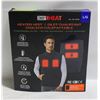 Image 1 : NEW 32 HEAT RECHARGEABLE HEATED VEST, SIZE LARGE