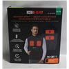 Image 1 : NEW 32 HEAT RECHARGEABLE HEATED VEST, SIZE XL