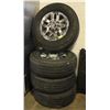 Image 1 : LOT OF 4X18" RIMS (TIRES ARE NOT FOR ROAD USE)