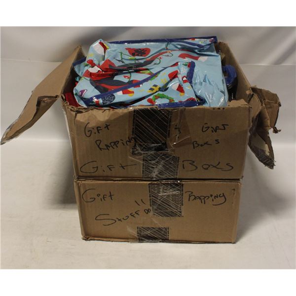 BUNDLE OF GIFT BAGS & GIFT WRAPPING MATERIALS
