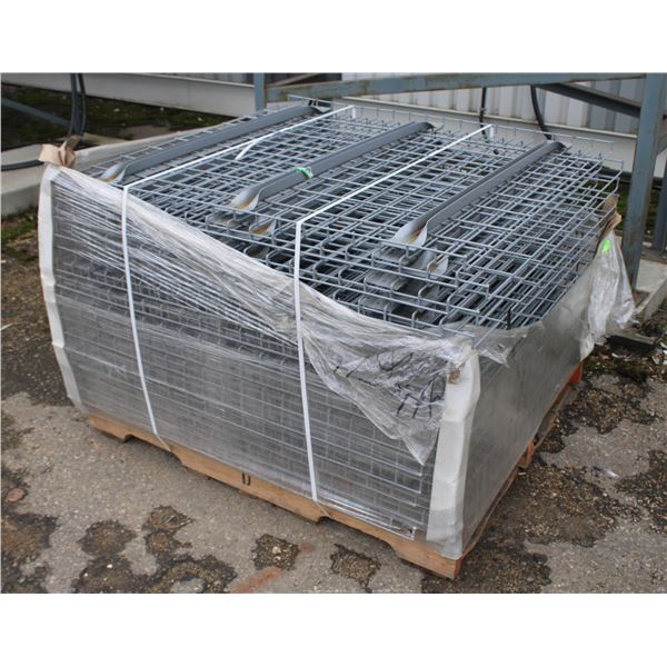PALLET OF 16 RACK WIRE DECKING 46IN X 48IN
