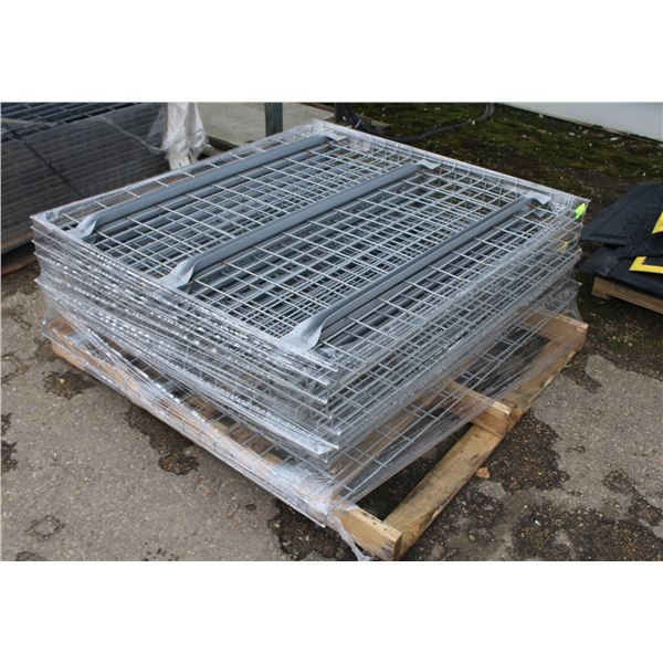PALLET OF 10 RACK WIRE DECKING 52IN X 48IN