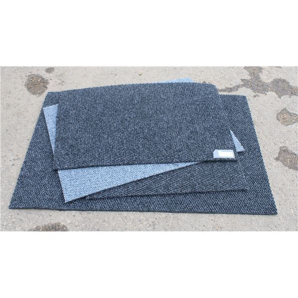 4PK VARIOUS SIZE & COLOR CARPET TILES