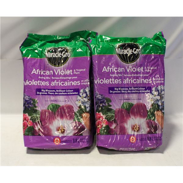 6 BAGS OF 8.8L MIRACLE GROW TROPICAL / AFRICAN