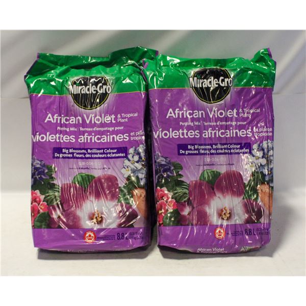 6 BAGS OF 8.8L MIRACLE GROW TROPICAL / AFRICAN